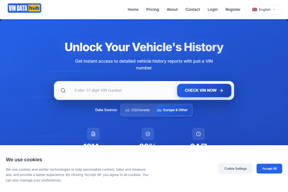 VIN Data Hub Preview